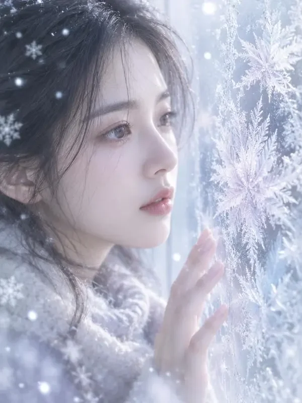 短剧《霜花落进你眼底》封面海报